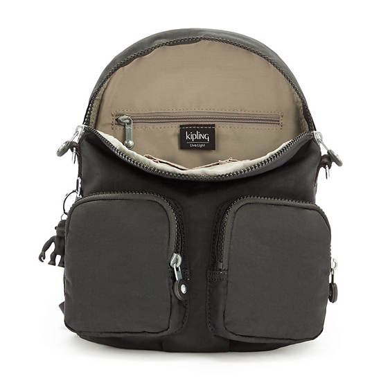 Kipling Firefly Up Convertible Rugzak Zwart | NL 1636MQ